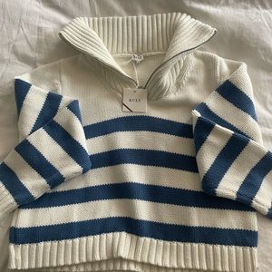 Kule striped cropped sweater